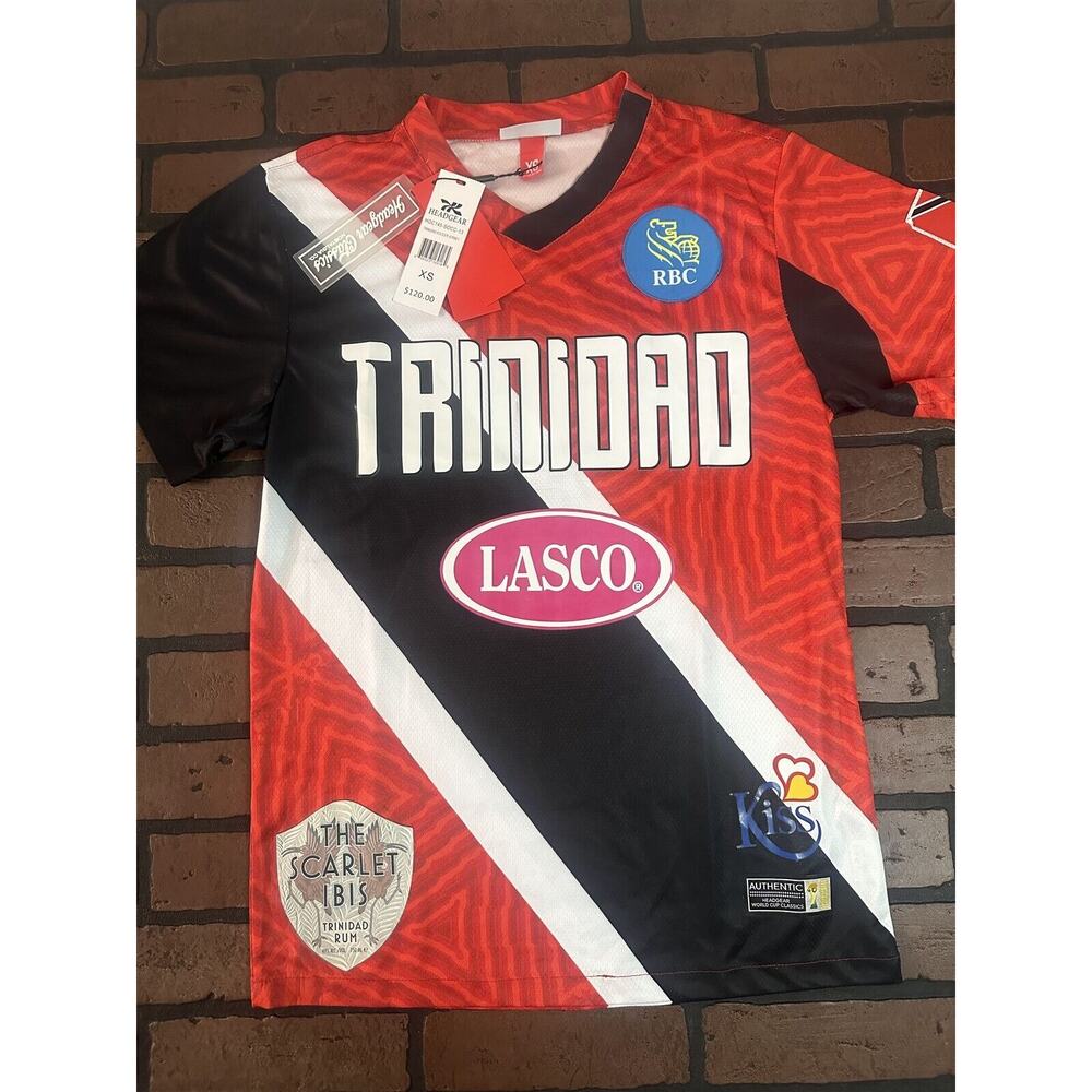 TRINIDAD 1990 World Cup Soccer Jersey ~Never‎ Worn~ XS 3XL